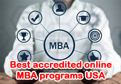 Best accredited online MBA programs USA