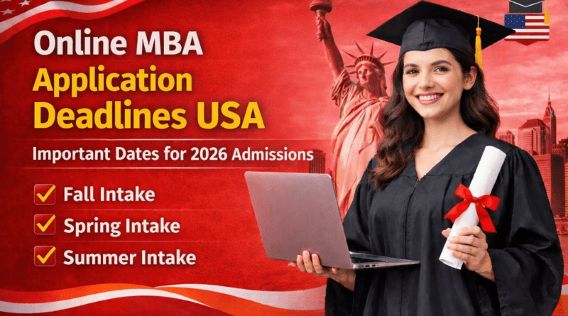 online MBA deadlines USA